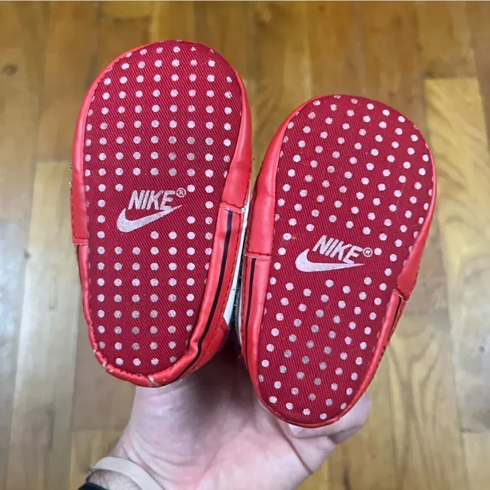 Vintage Nike Velcro Baby Booties